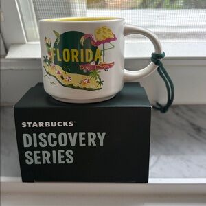 NIB  Starbucks Discovery Series Florida 2 oz Mug Ornament Espresso Size